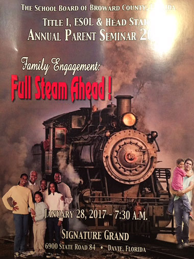 Broward School Board Annual Parenting Seminar at the Signature Grand 2017