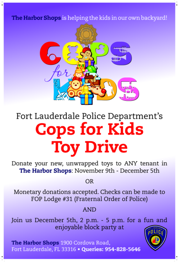 Cops for Kids - Toy Drive